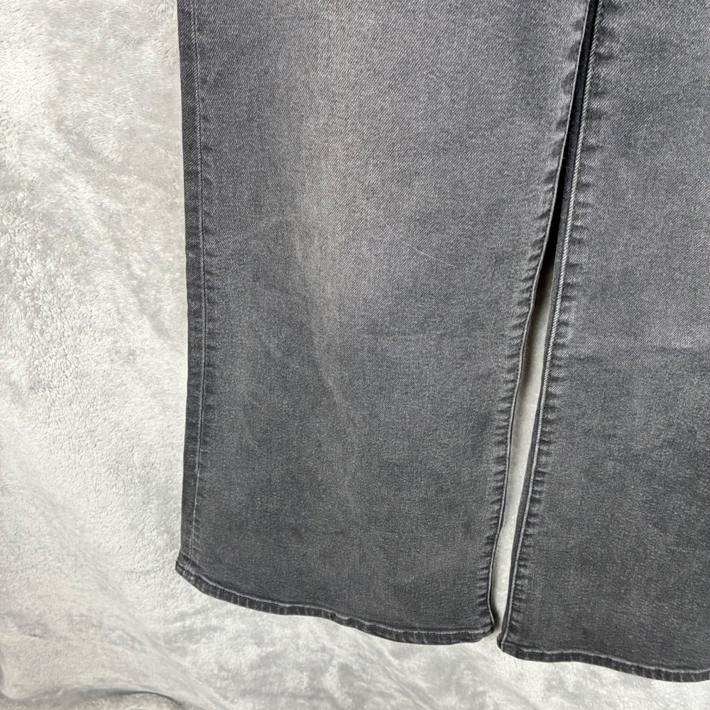 NWT Levi Ribcage Bell Women 26 Dark Gray High Waisted Flare Festival Boho Casual - Picture 10 of 16